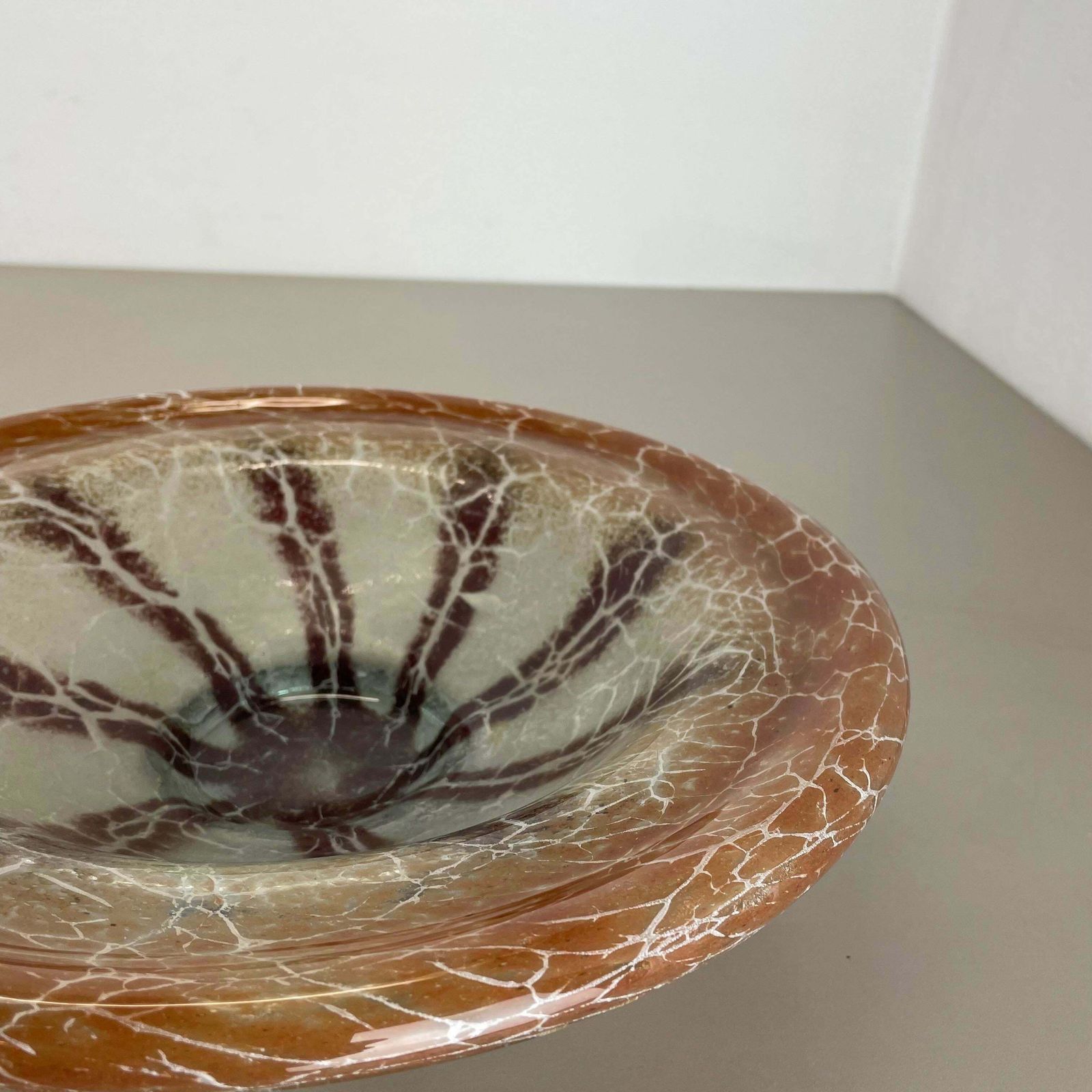 photo furniture German Glass Bowl By Karl Wiedmann For Wmf Ikora, 1930s Baushaus Art Deco