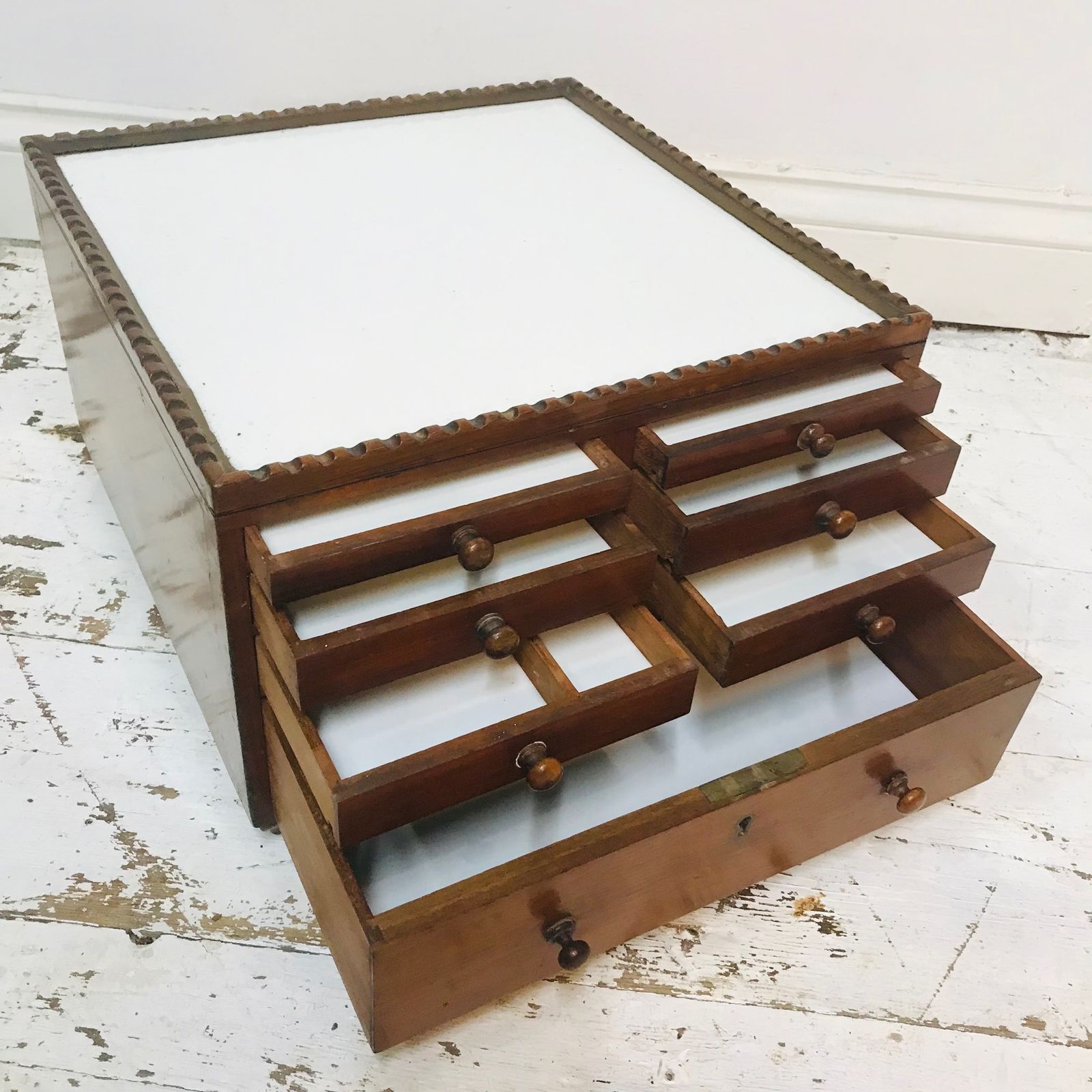 Mahogany Victorian Dentist Drawers photo for sale