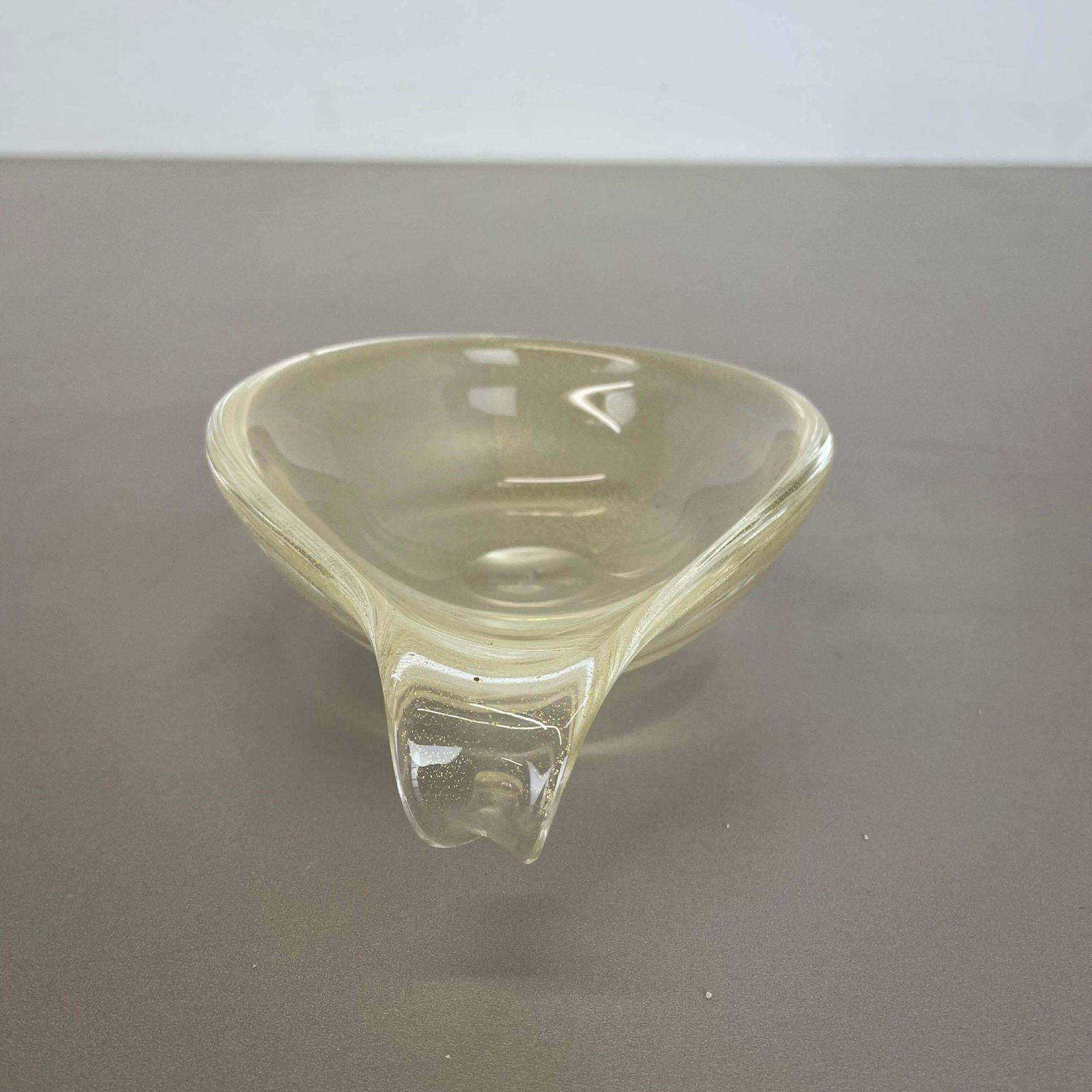Glass Bowl Element Shell Ashtray Murano Bubble By Barovier And Toso Italy 1970s photo buy