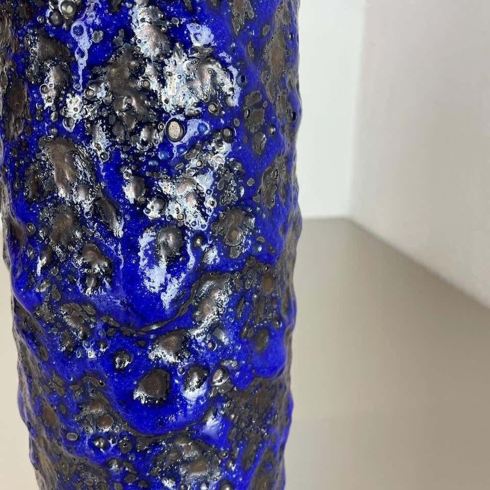 Rare Super Color Crusty Fat Lava Multi Color Vase Scheurich, Germany Wgp, 1970s photo buy