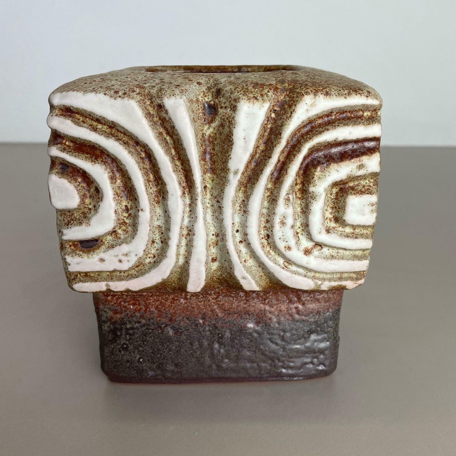 Fat Lava Ceramic Pottery Vase Heinz Siery Carstens Tönnieshof Germany 1970s photo buy