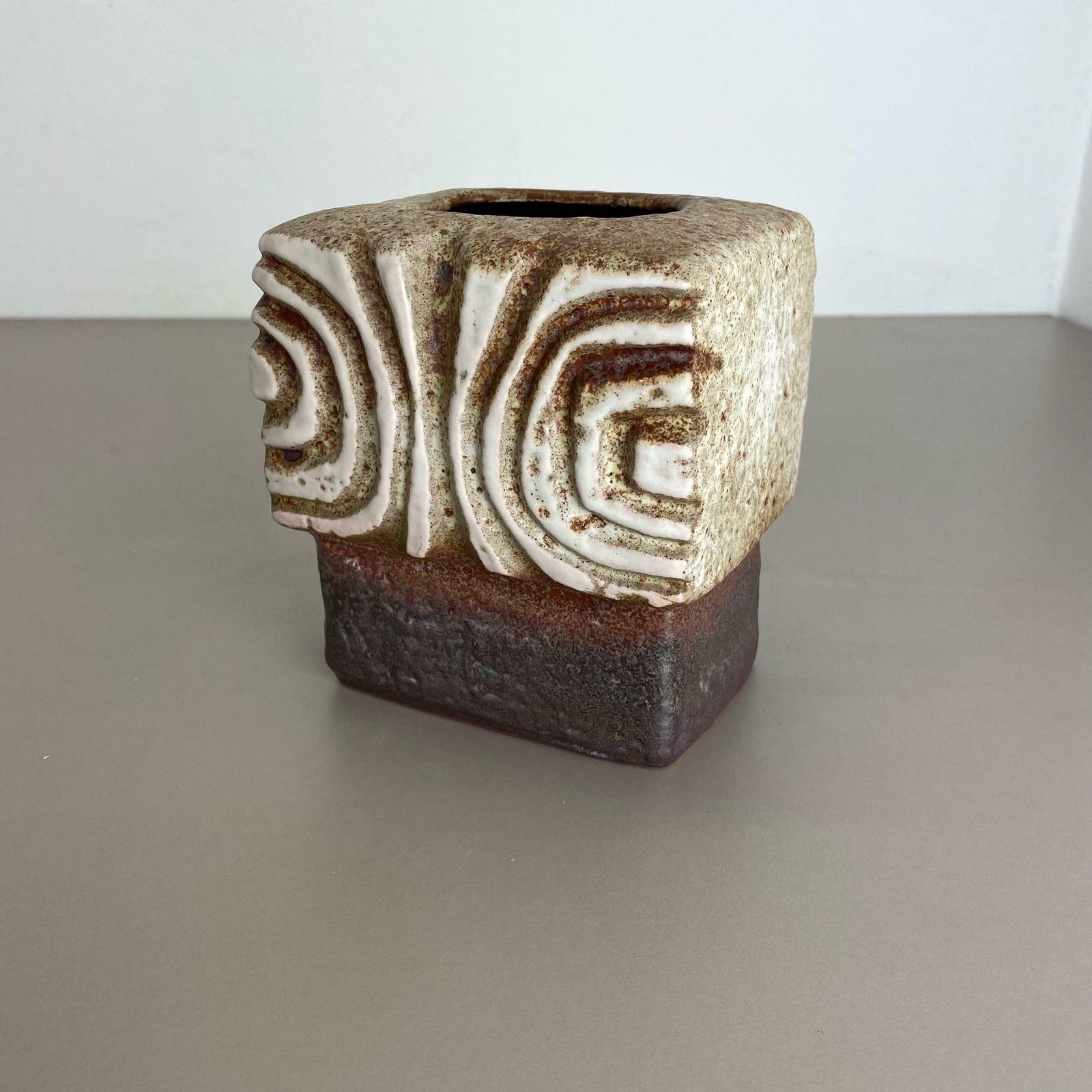 photo furniture Fat Lava Ceramic Pottery Vase Heinz Siery Carstens Tönnieshof Germany 1970s