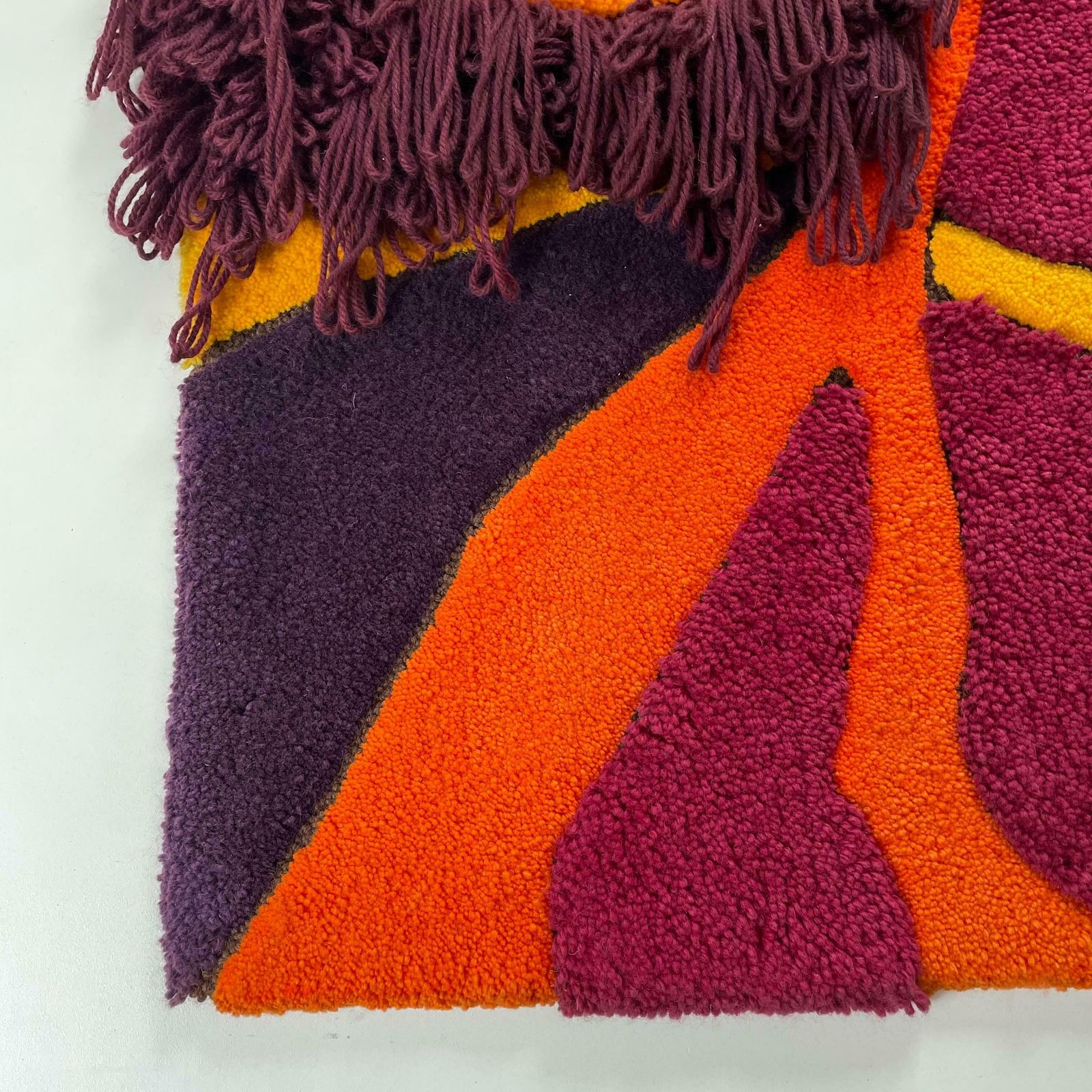 Modernist German Wall Rug By Ewald Kröner For Schloss Hackhausen, Germany, 1970s photo vinterior