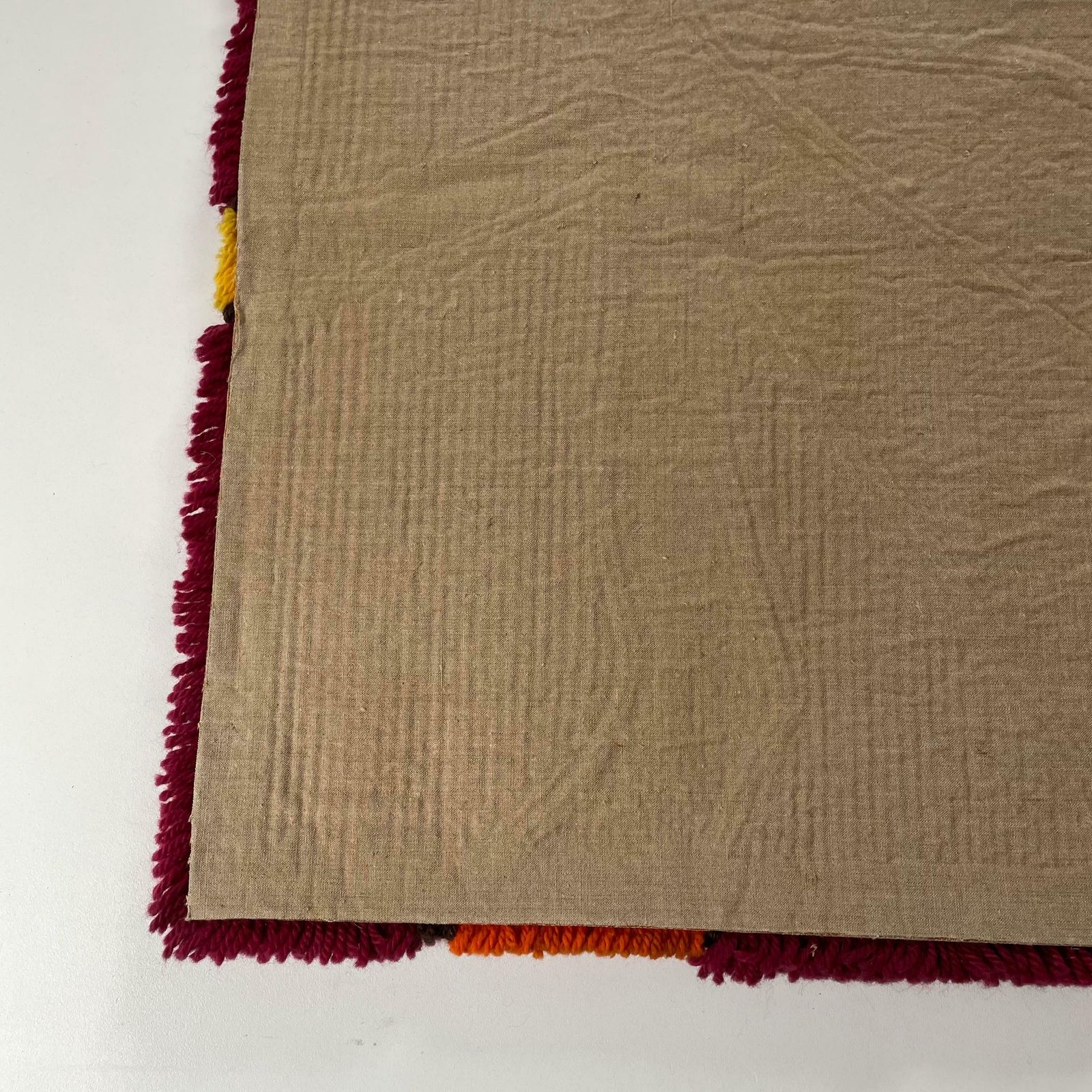 photo vintage Modernist German Wall Rug By Ewald Kröner For Schloss Hackhausen, Germany, 1970s