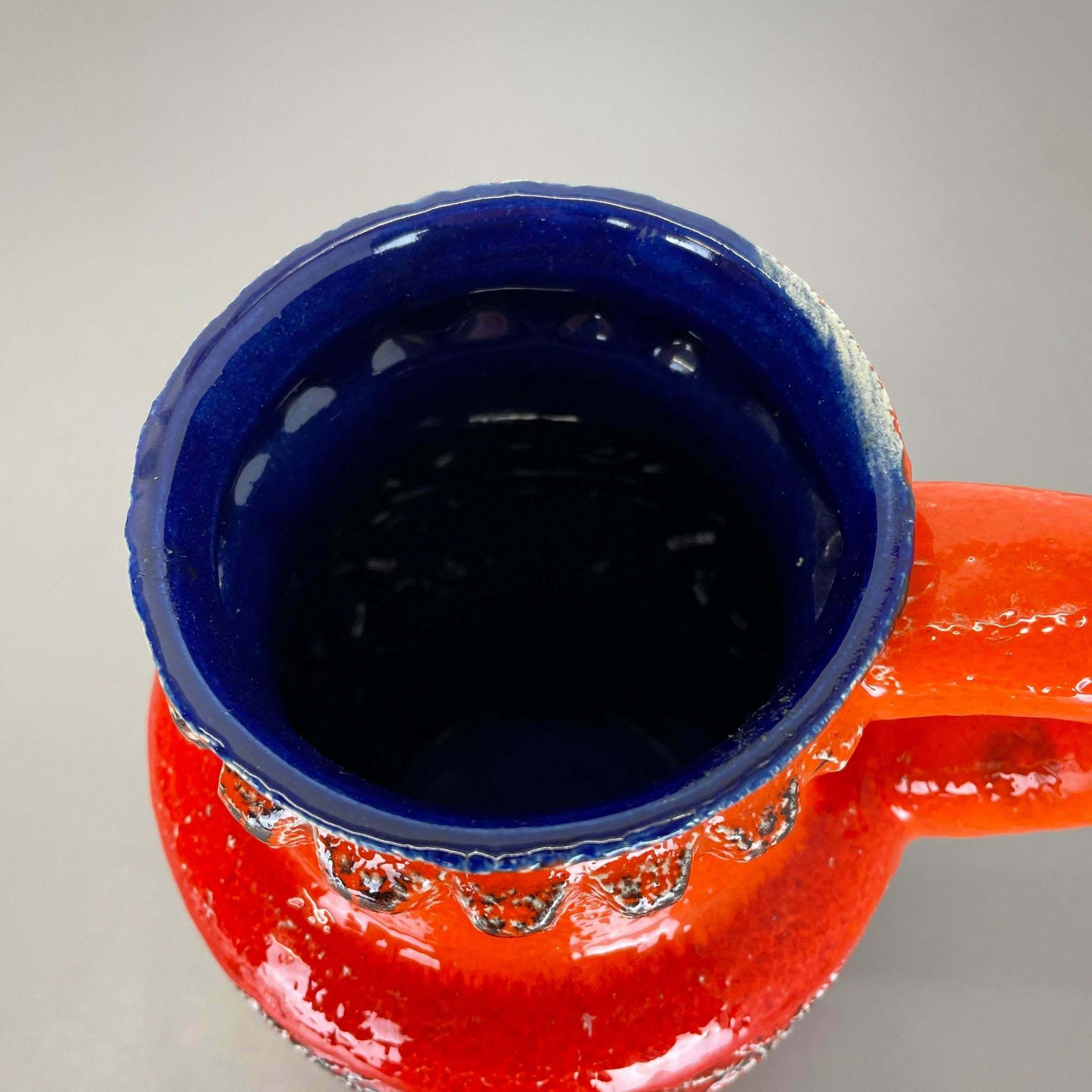 photo for sale Super Colorful Fat Lava Pottery Vase By Bay Ceramics, Germany, 1970s