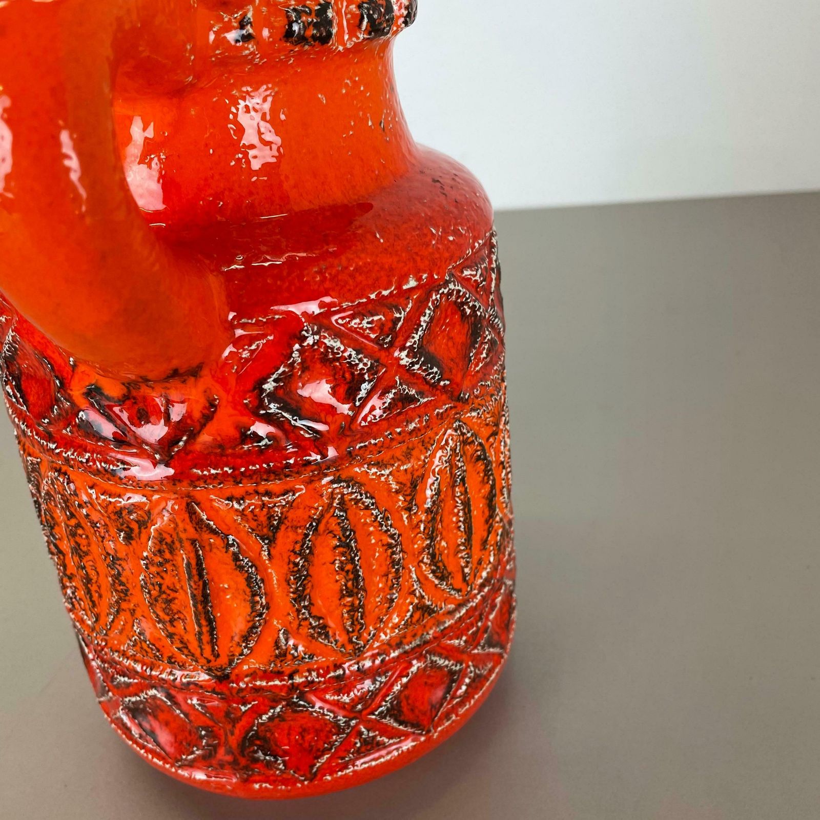 photo buy Super Colorful Fat Lava Pottery Vase By Bay Ceramics, Germany, 1970s