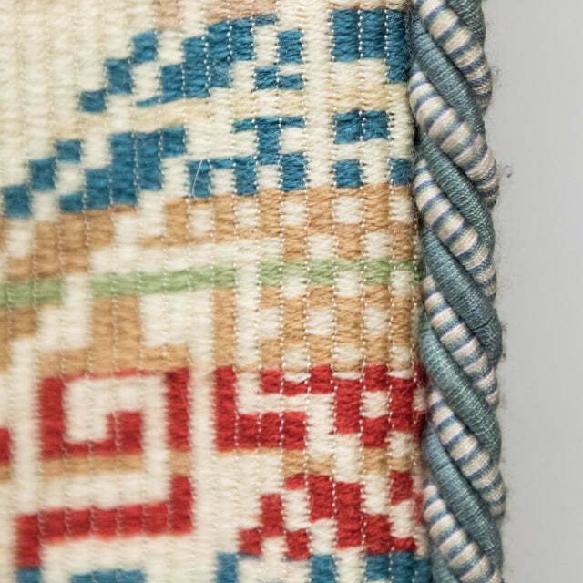 Reclaimed Heavy Tapestry Curtains With Tribal/Aztec Pattern photo for sale