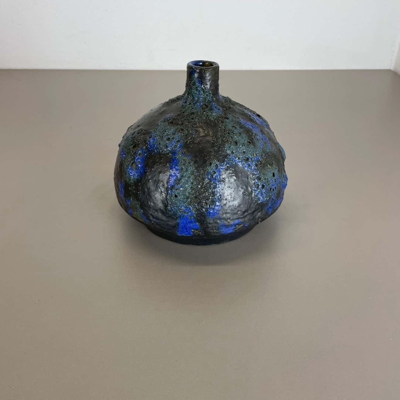 Abstract Ceramic Studio Pottery Vase By Gerhard Liebenthron, Germany, 1970s photo Home Decor