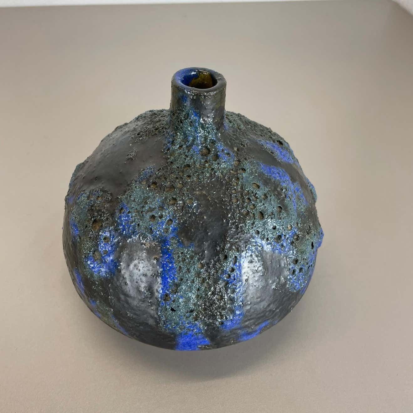 Abstract Ceramic Studio Pottery Vase By Gerhard Liebenthron, Germany, 1970s photo 858.0