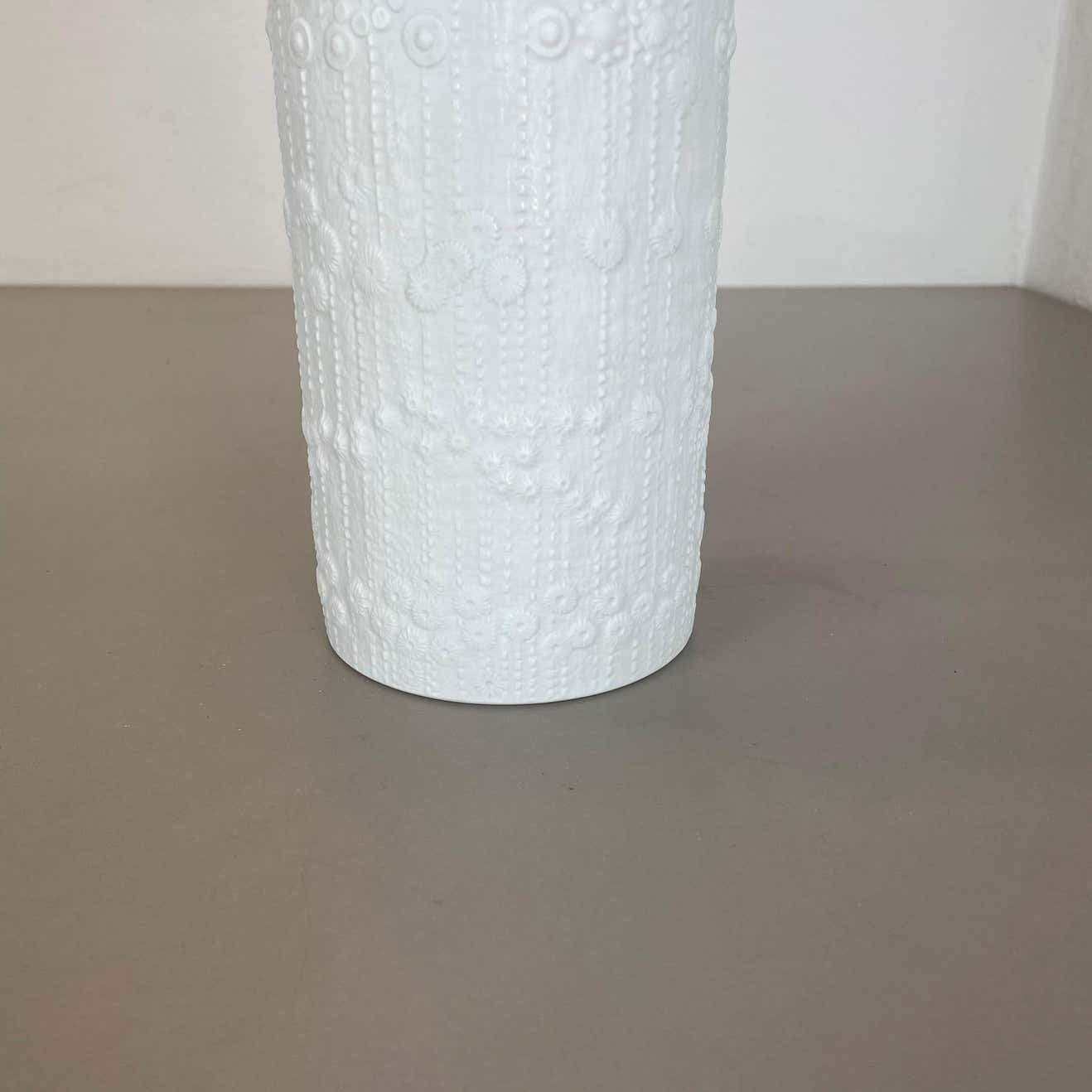 Large Op Art Vase Porcelain Vase By Martin Freyer For Rosenthal, Germany photo Home Decor