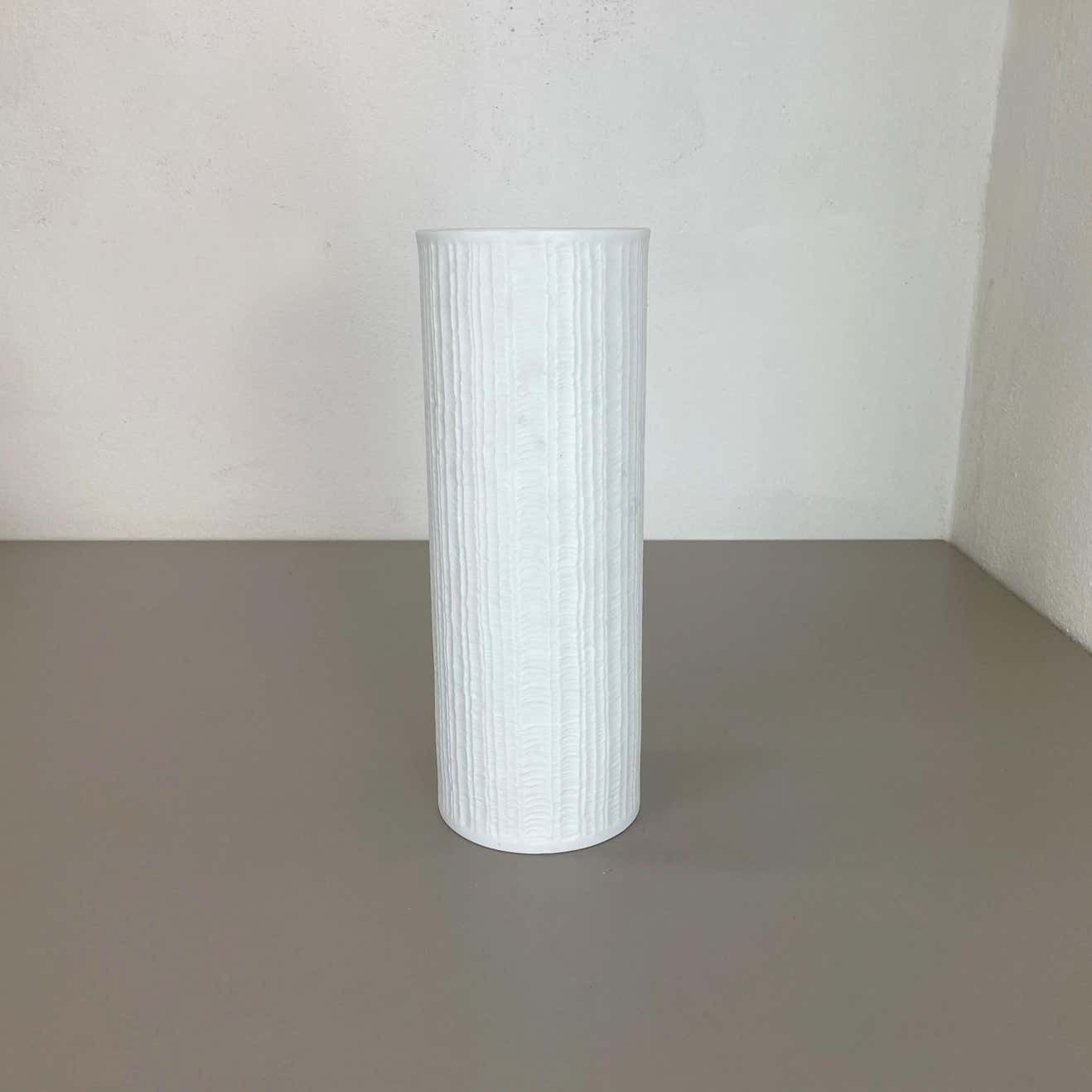 Large 32cm Op Art Vase Vase Heinrich Fuchs For Hutschenreuther, Germany, 1970s photo furniture