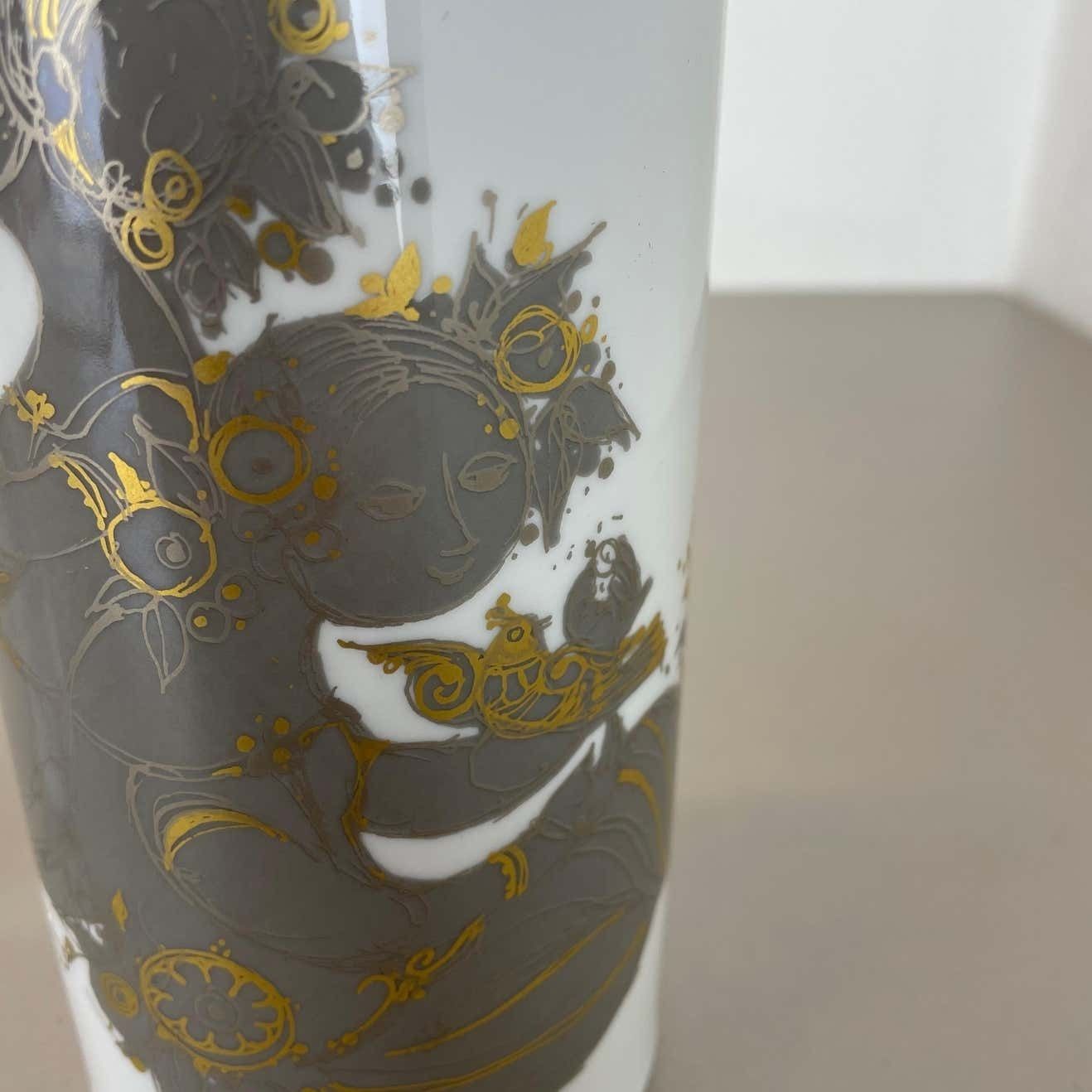 497.0 Set Of 2 Porcelain Vase By Björn Wiinblad For Rosenthal Studio Line Germany 1970 photo