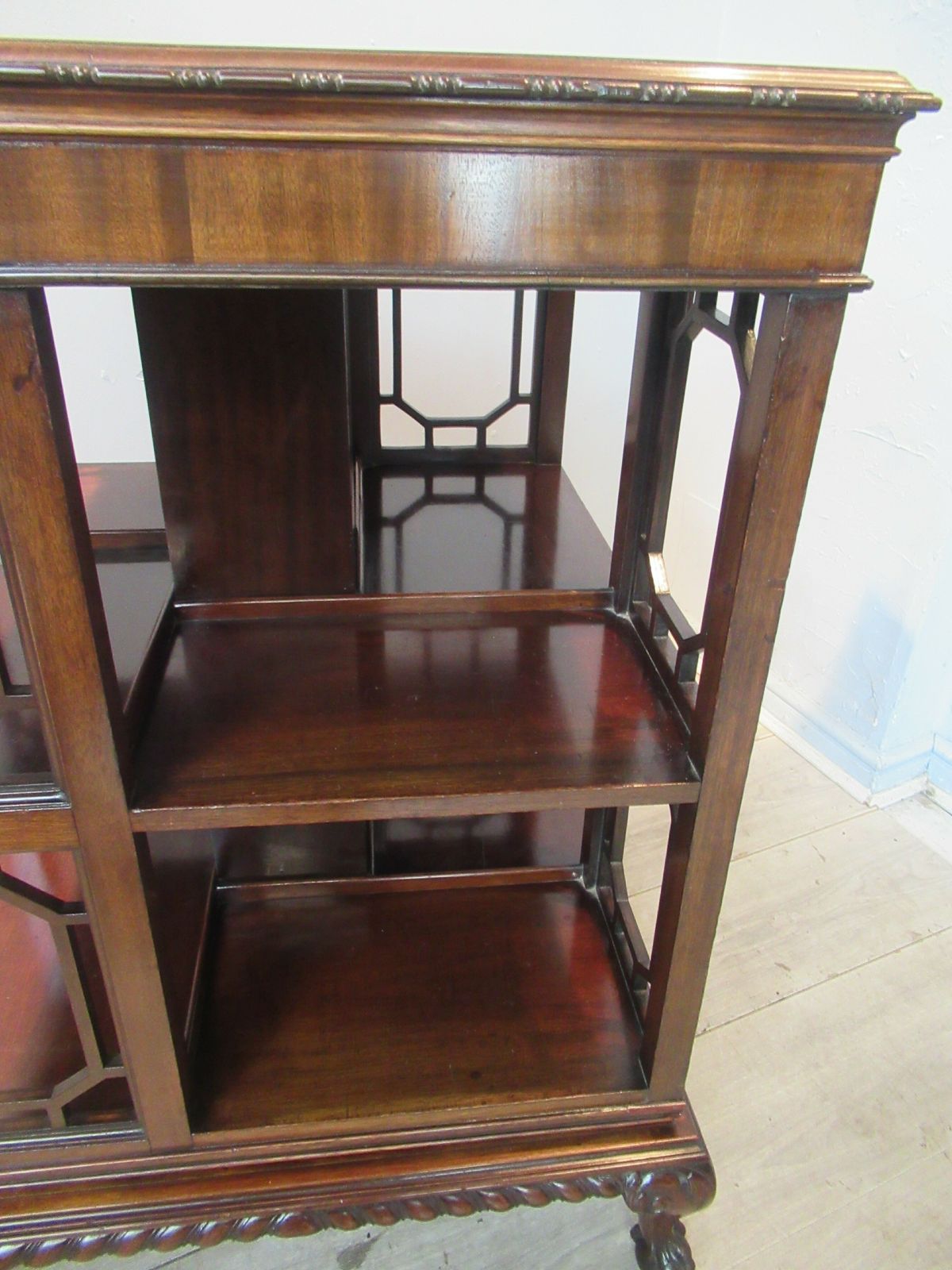 Chippendale  Style Mahogany Revolving Bookcase photo buy