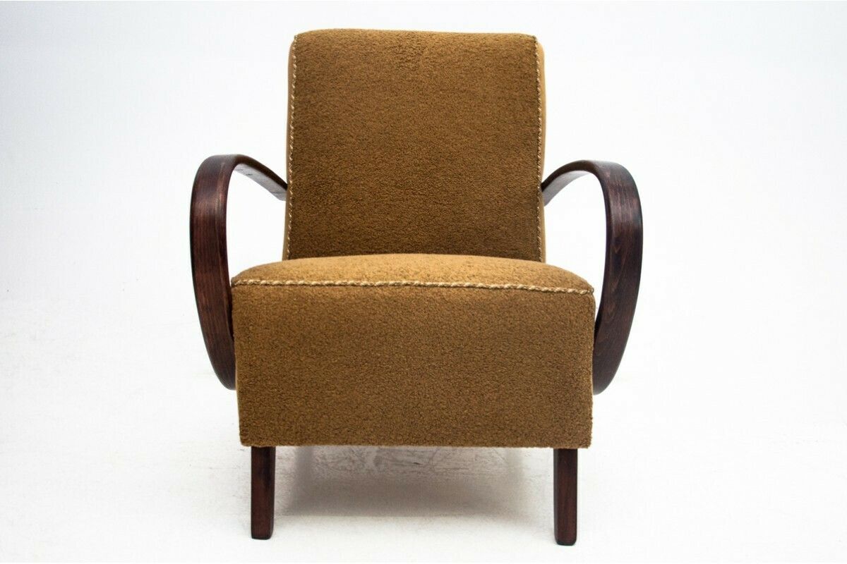 A Pair Of Art Deco Armchairs By J. Halabala From The 1930s Czech Republic photo vinterior