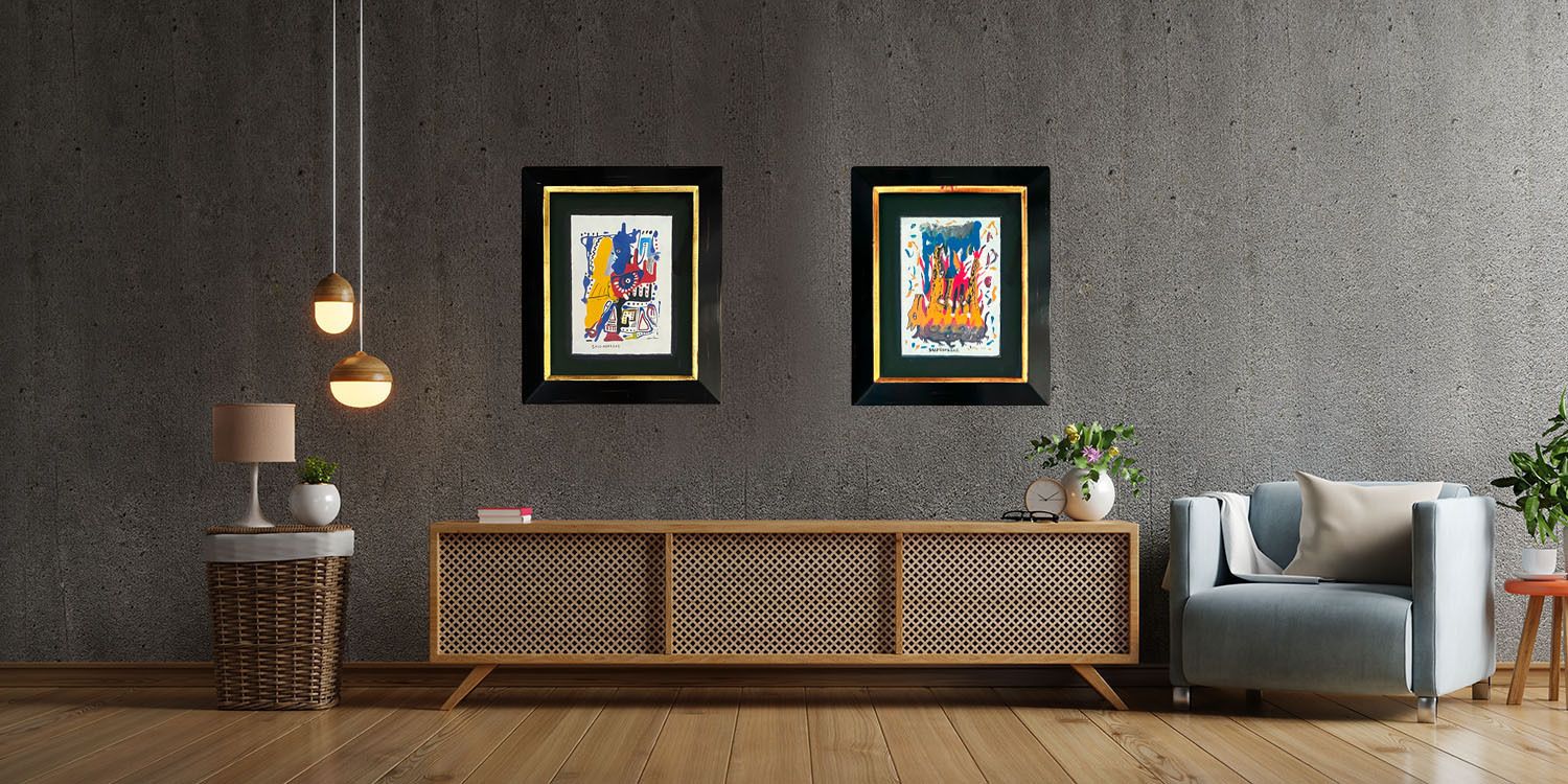 "Mechoui" Acryl Door Saïd Ouarzaz photo furniture