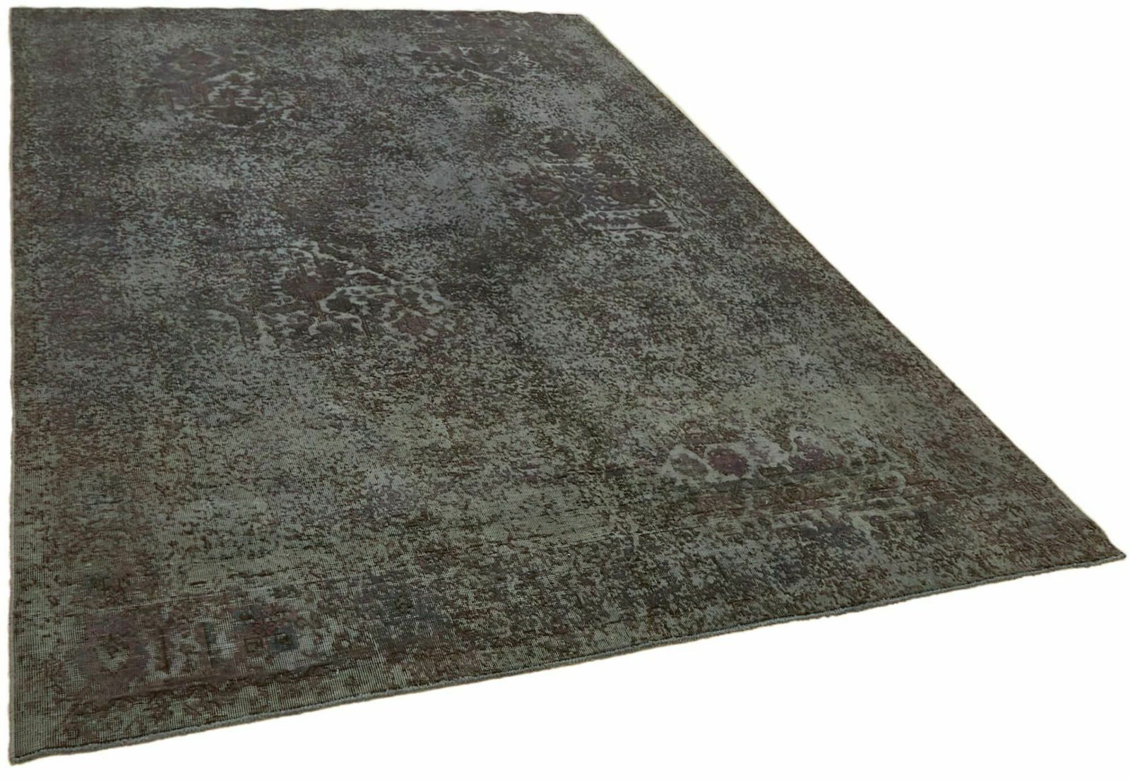 Handmade Grey 335 X 239 Cm Over Dyed Large Area Rug photo furniture