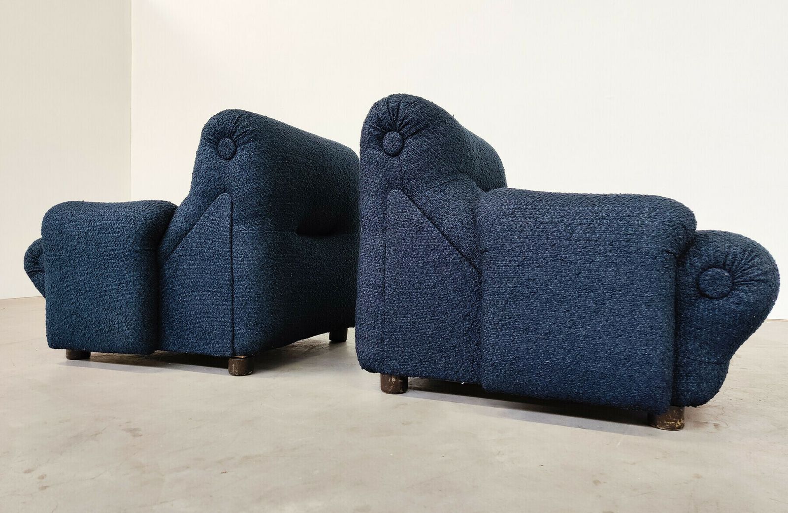 Pair Of "Rezia" Lounge Chairs By Emilio Guarnacci & Felix Padovano For 1p photo Furniture