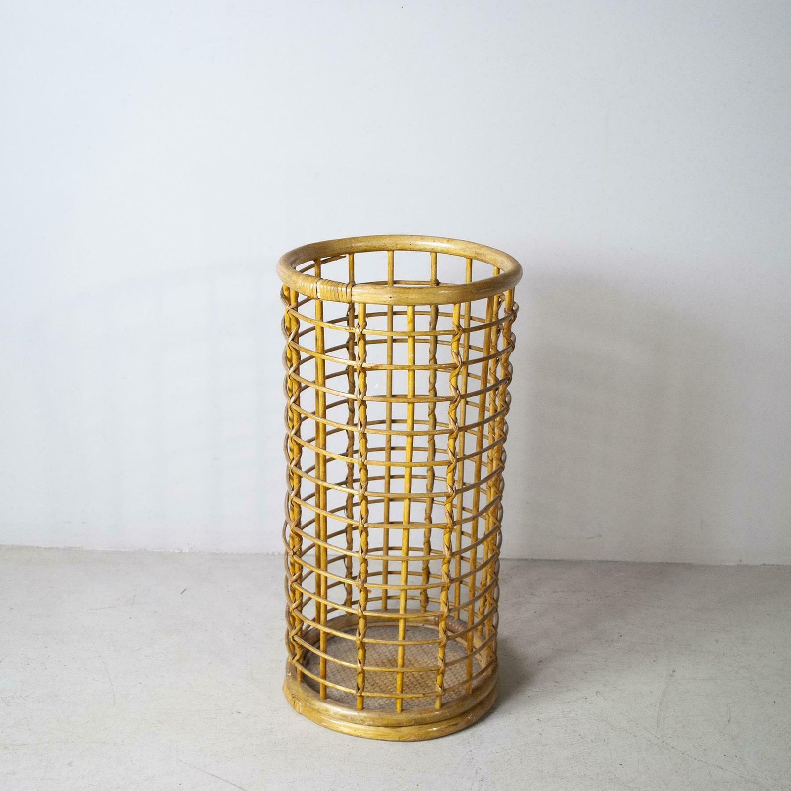 Italian Mid Century Bamboo Umbrella Stand From The Sixties photo 680.76