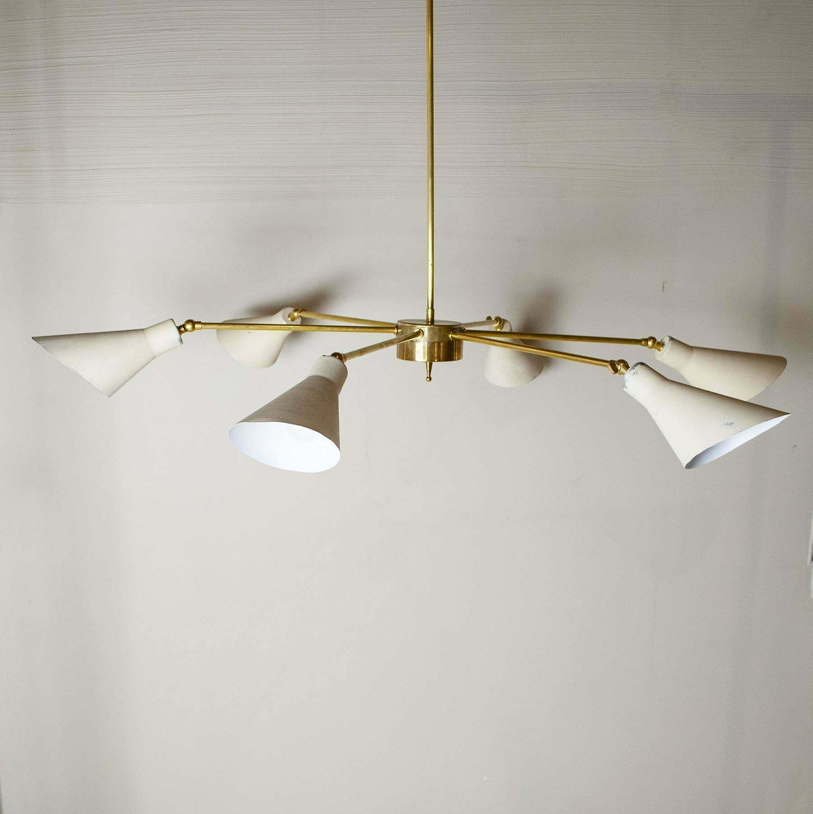 Sputnik Chandelier Stilnovo Style From The Fifties photo Lighting