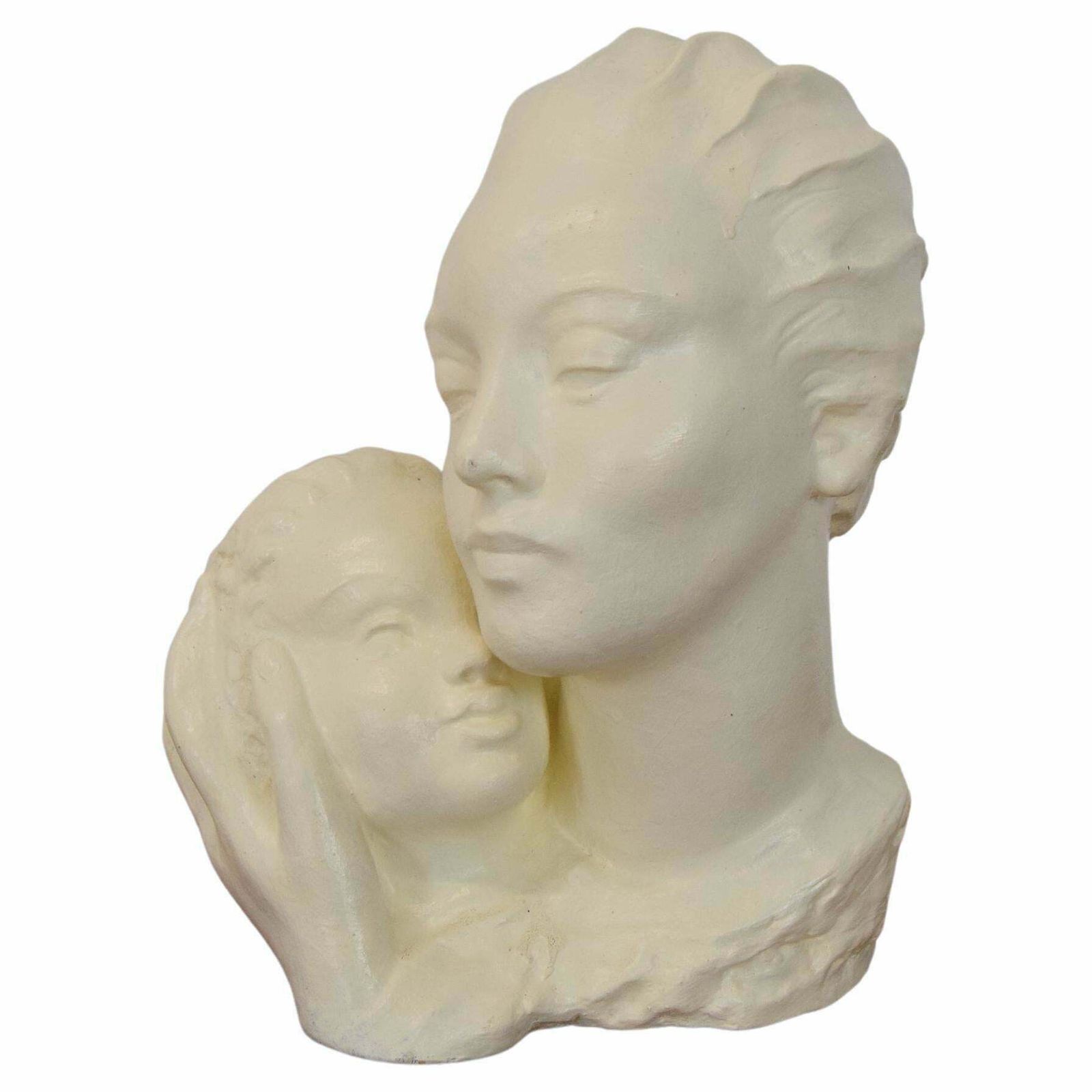 Art Deco Ceramic Bust,In 1938, 1930s