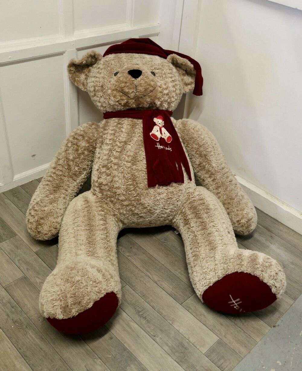photo furniture 5ft Tall Giant Harrods Shop Display Teddy Bear
