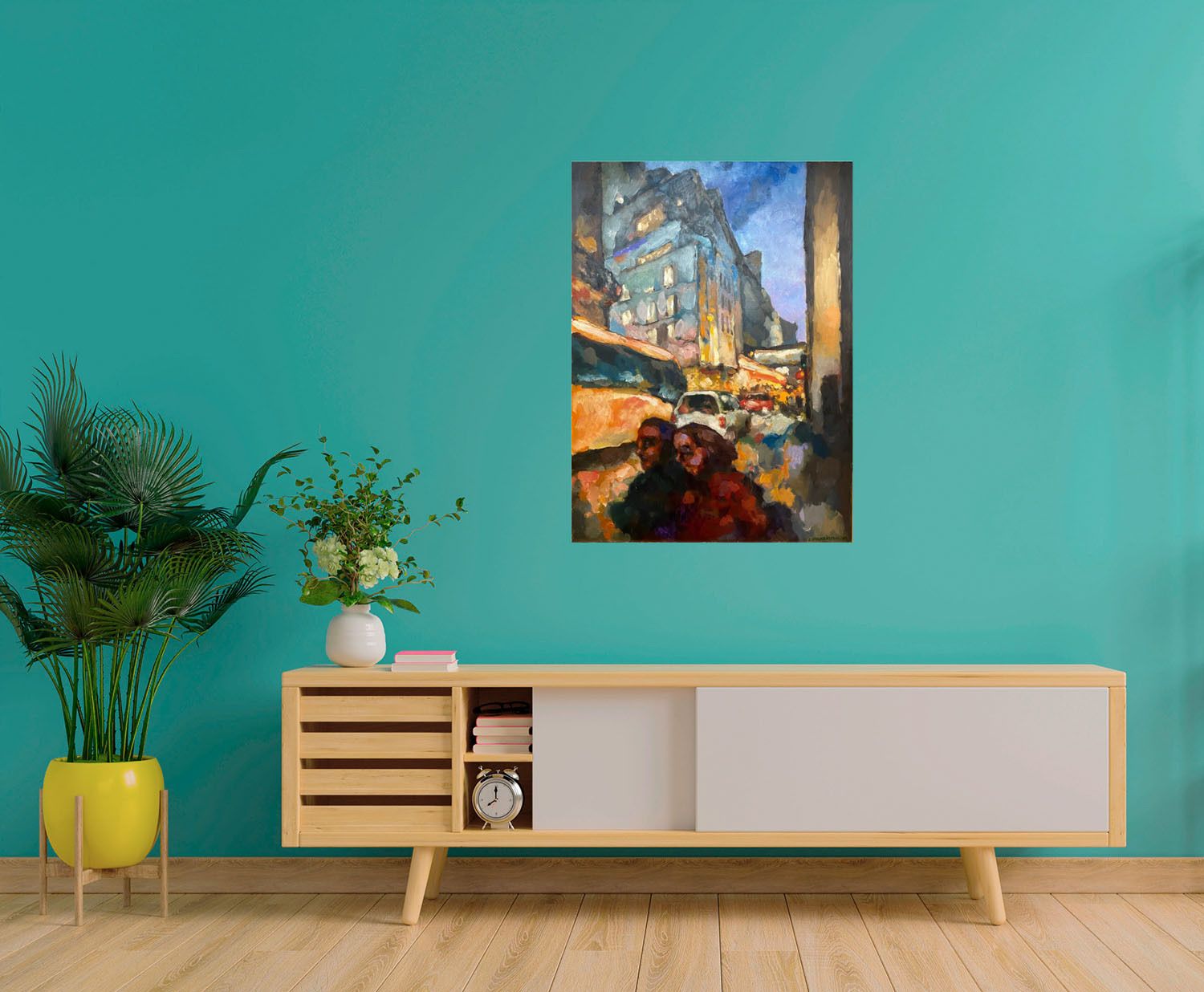 "Rue De Mogador" Paris Door Claude Volkenstein photo for sale