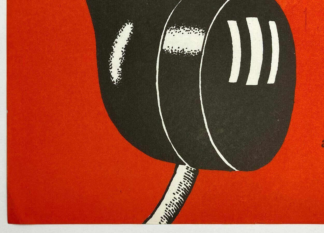 Original Film Poster, Love Game, Unknown Artist, 1980, Genuine Czech Vintage Print photo 54.0