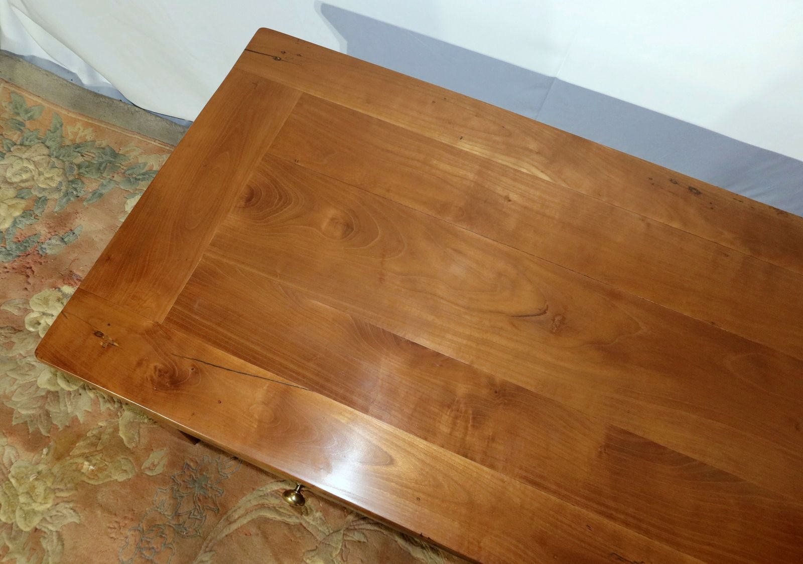 Living Room Coffee Table In Solid Cherry, 19th Century photo vinterior