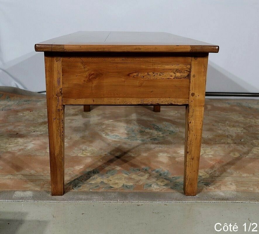 photo for sale Living Room Coffee Table In Solid Cherry, 19th Century