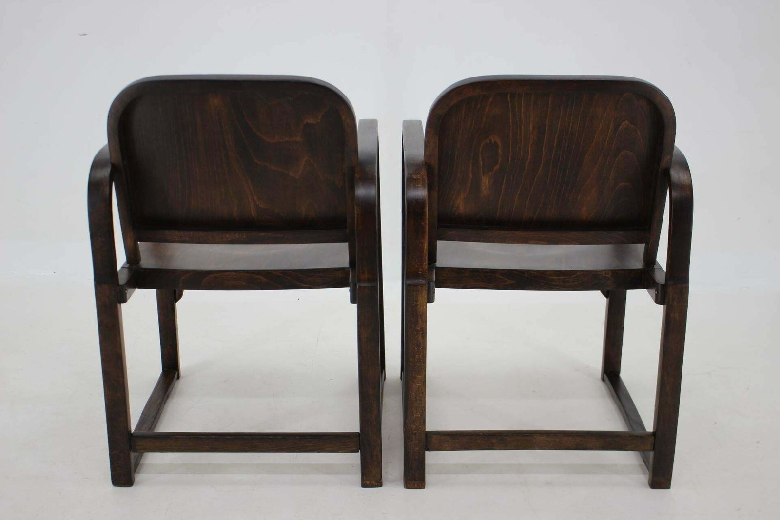 1930s Pair Of Thonet Bentwood Armchairs A745 By Tatra,Czechoslovakia photo buy