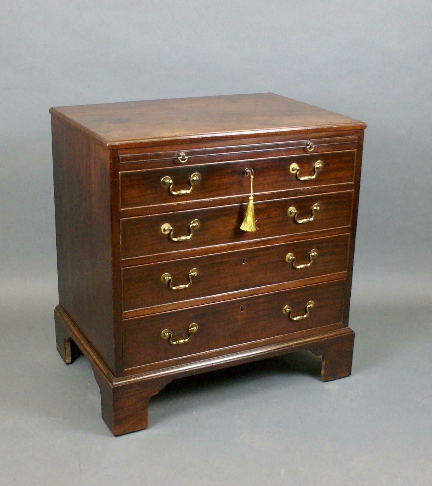 A Very Original George III Mahogany Chest Of Drawers photo for sale