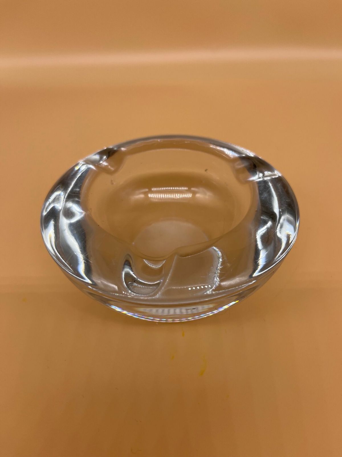 Crystal Ashtray, 1970s, Vintage photo Home Decor