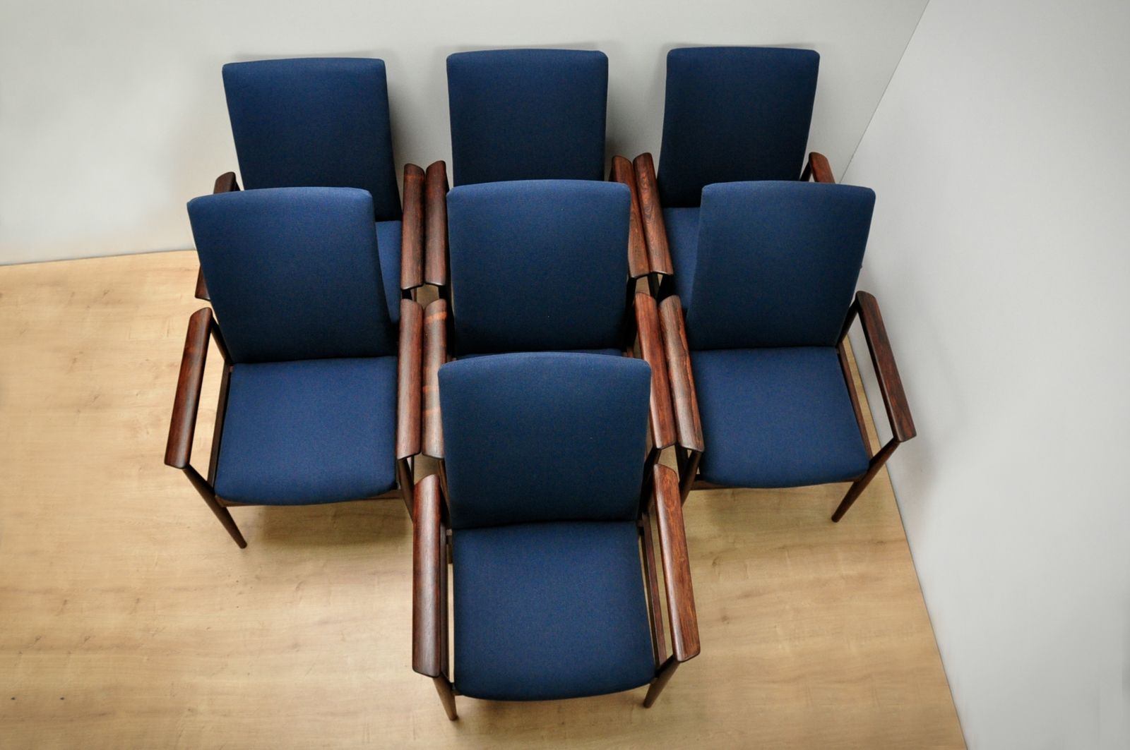 Home 209 Diplomat Armchairs By Finn Juhl For France & Søn, 1960s, Set Of 7 photo furniture