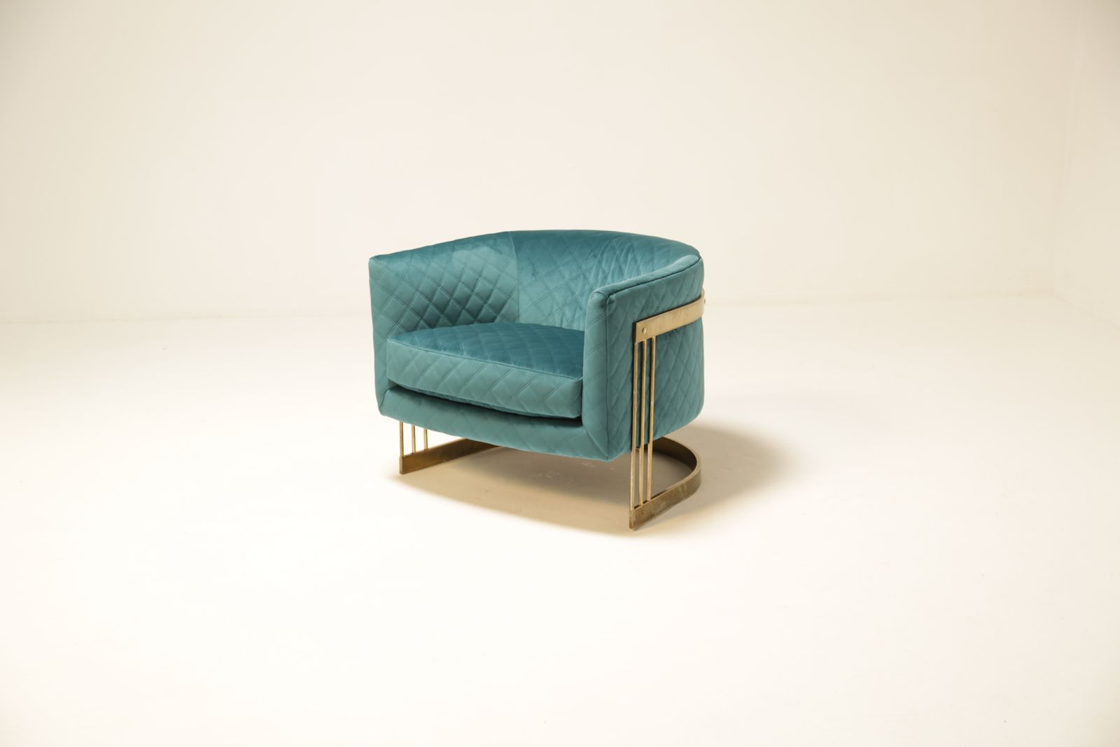 Mid Century Brass Plated Tub Chair photo Furniture