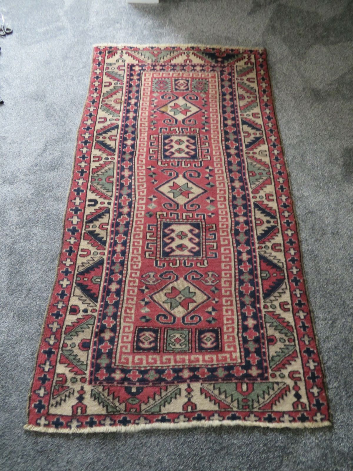 photo for sale Charming Antique Turkish Bergama Rug. West Anatolia. Circa 1910. 180cm X 98cm.