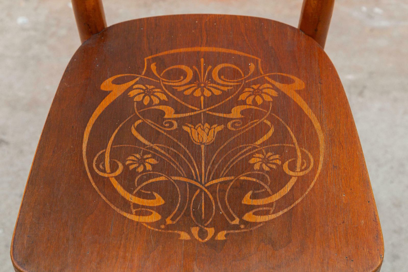 Art Nouveau Side Chair Designed By Thonet, Austria, 1910 photo Furniture