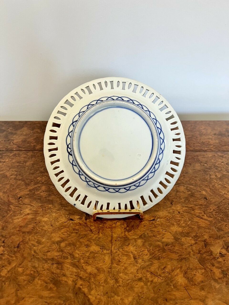 Unusual Quality Antique Japanese Ribbon Plate photo for sale