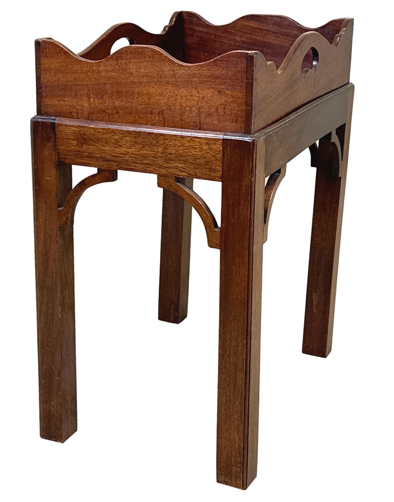 Small Georgian Mahogany Butlers Tray On Stand (England, Circa 1800) photo Furniture
