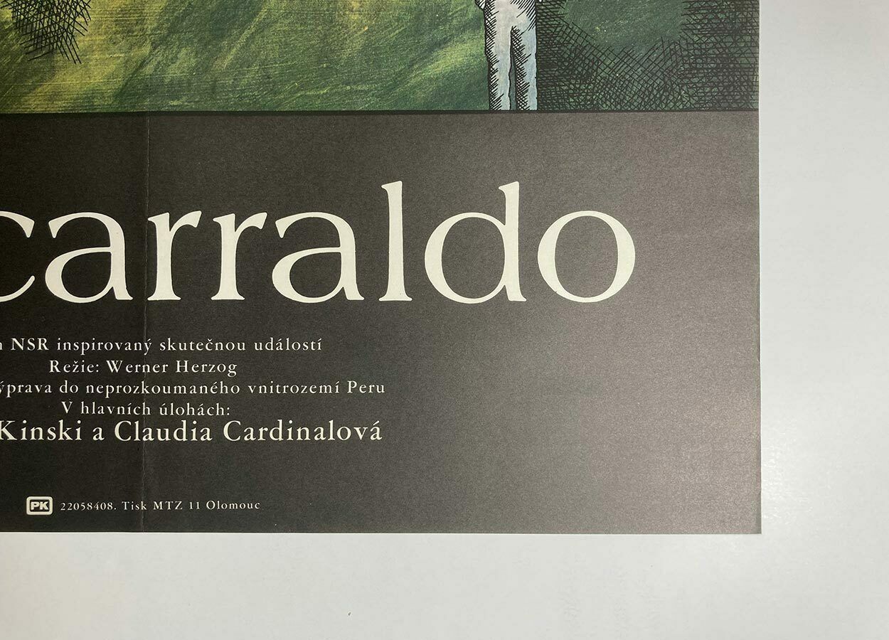 Movie Poster, Fitzcarraldo, Jan Tománek, 1982 photo vinterior