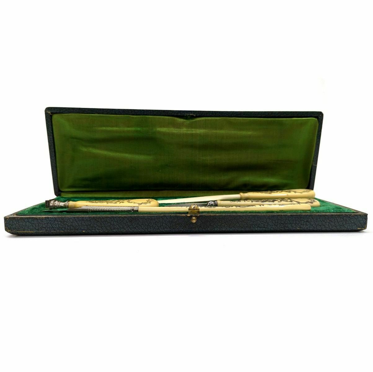 1930s Art Deco Writing Set With Pen Holder And Letter Opener photo furniture