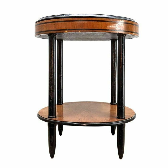 Pedestal Table From The 1930s In Art Deco Style photo for sale