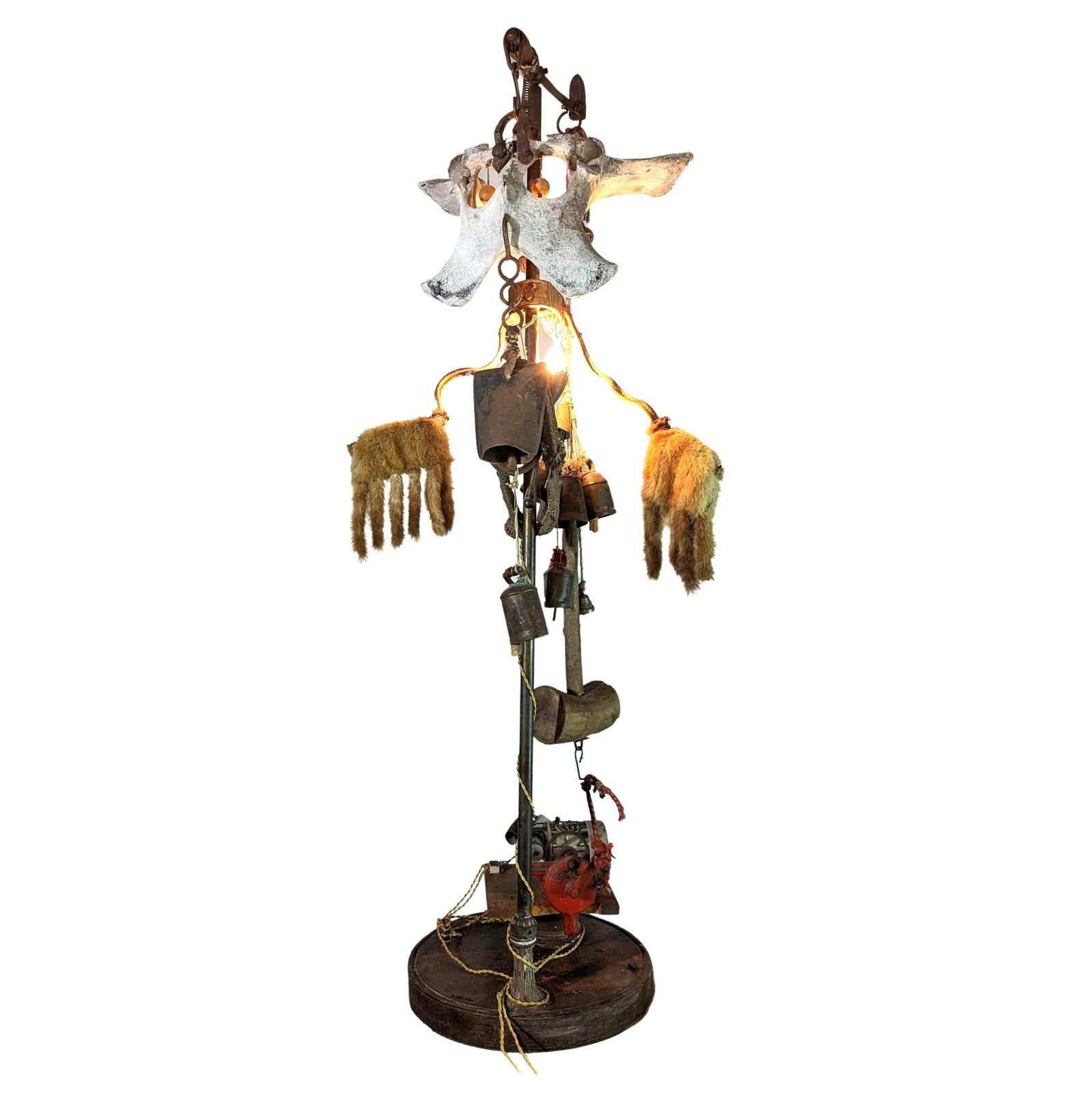 Kinetic And Automated Metal Sculpture By Michel Haillard photo furniture