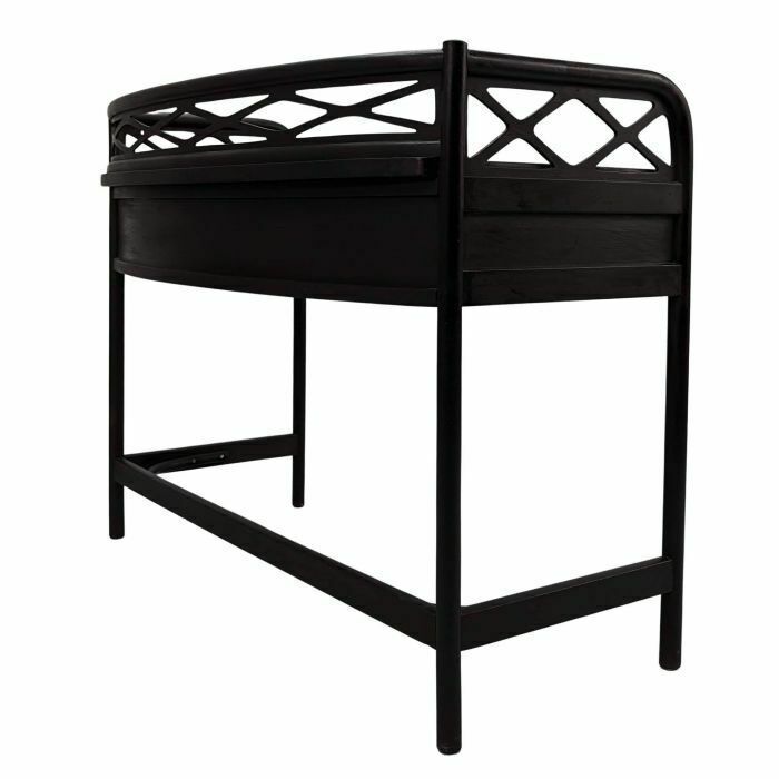 Furniture 1900 Turned Wood Desk In The Style Of Joseph Kohn photo