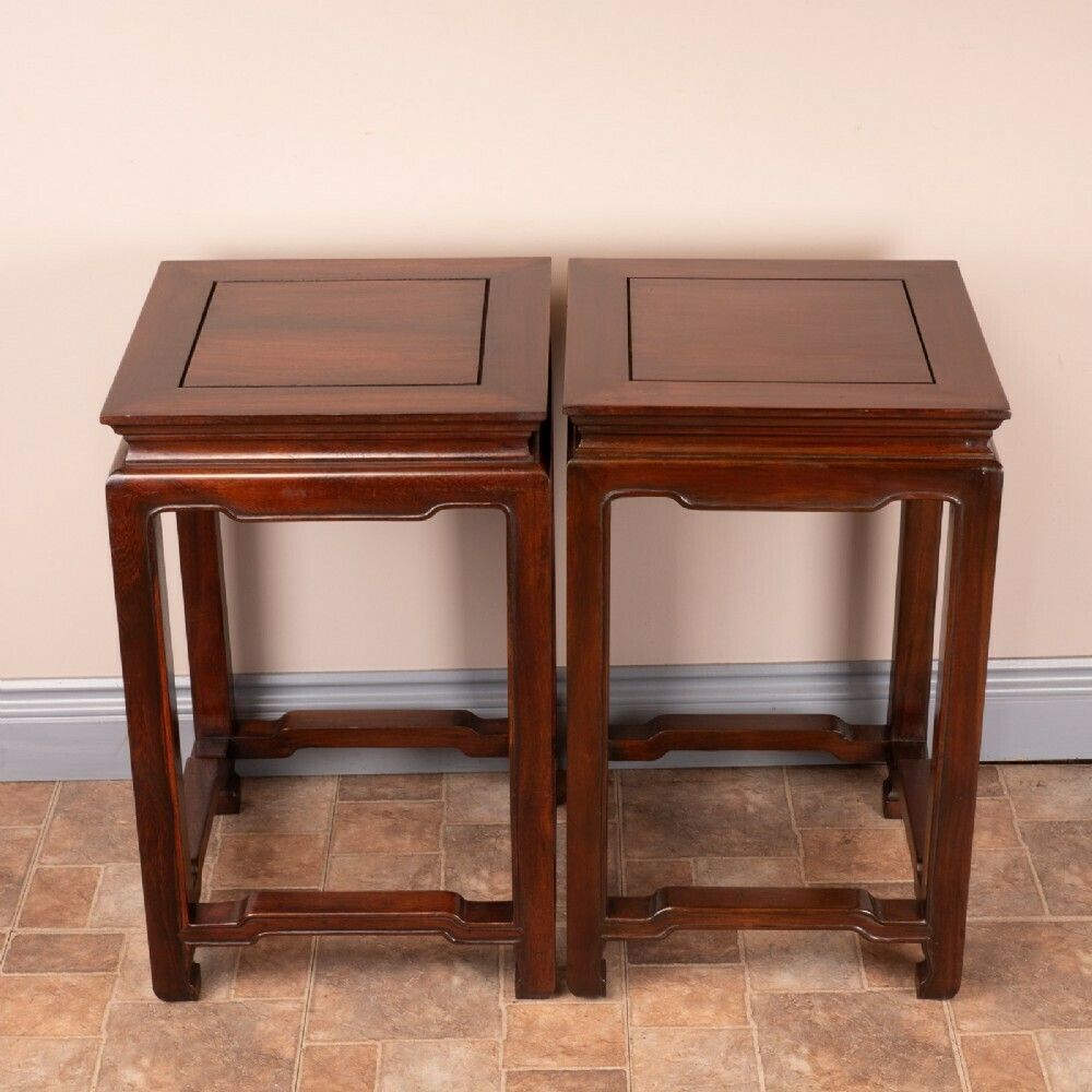 Elegant Pair Of Chinese Table Stands photo buy