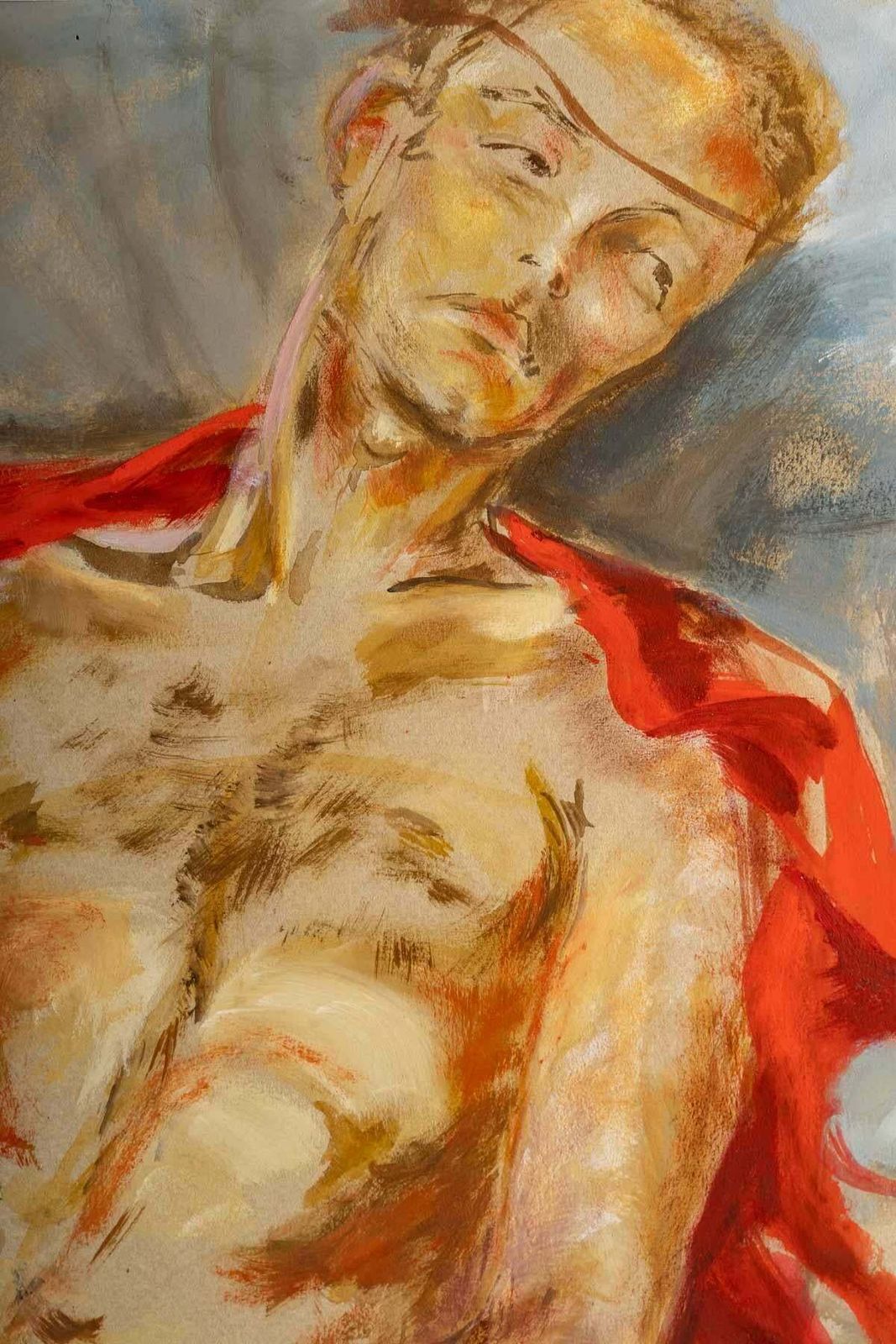 Painting On Paper By Luez 20th Century photo furniture