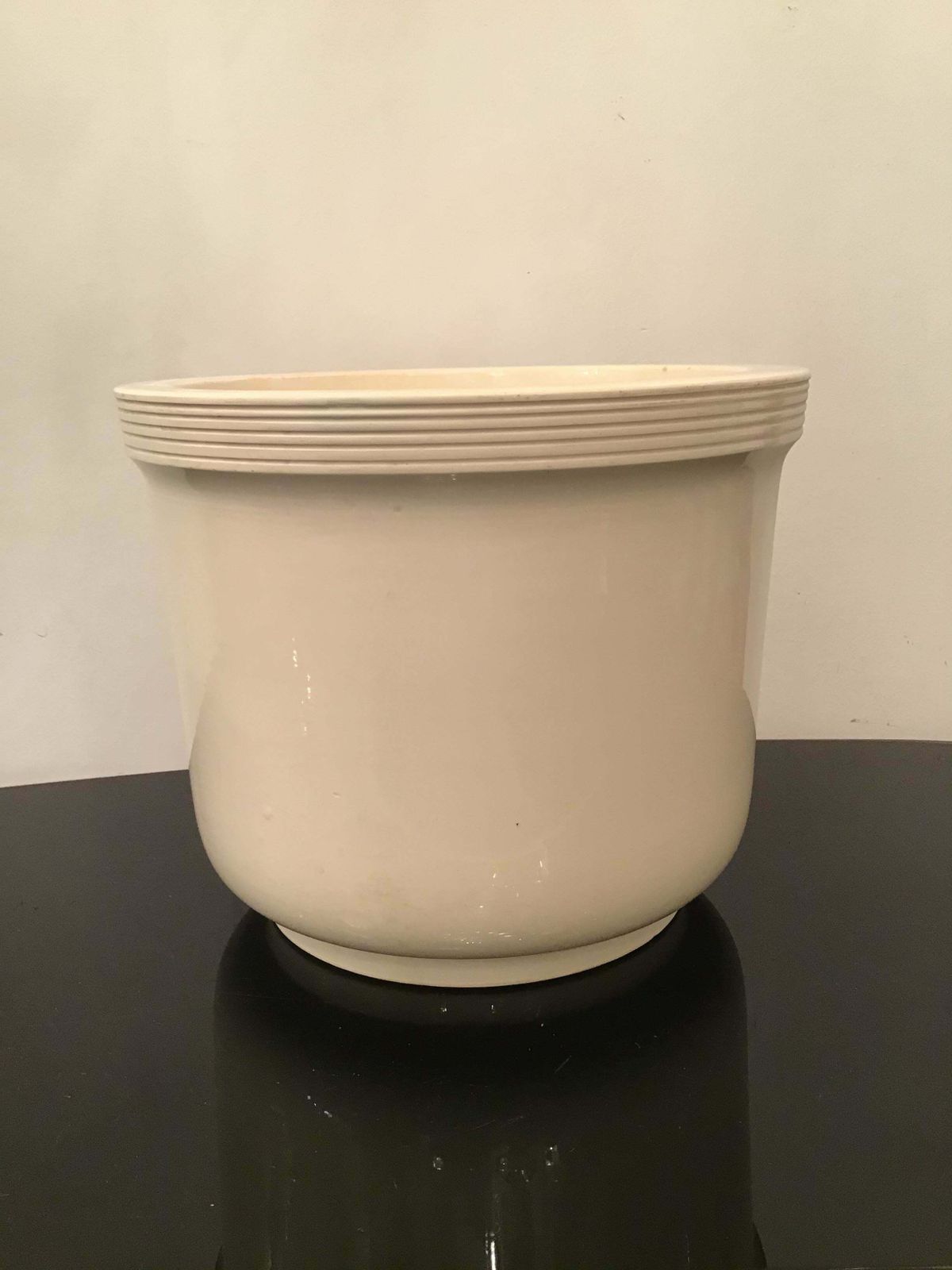 Richard Ginori Giovanni Gariboldi Vase Holder, 1950 Italy photo vintage