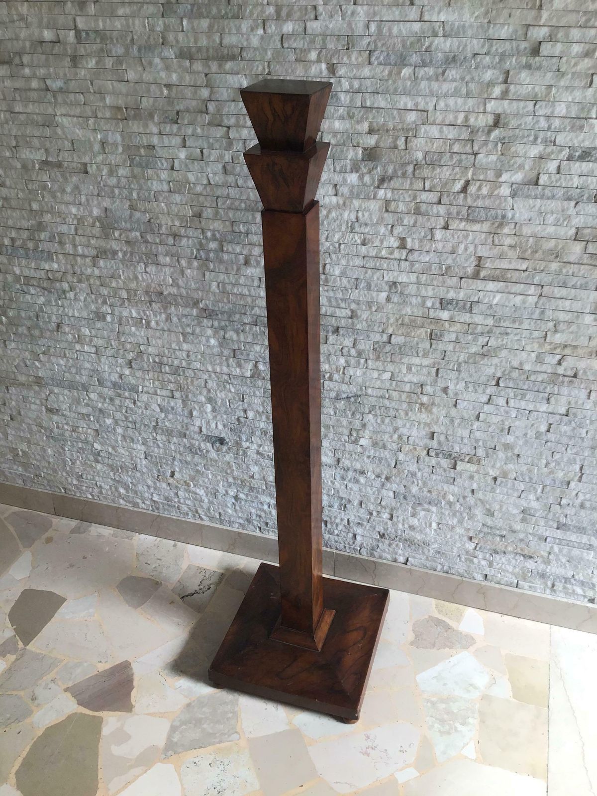 Column Wood Walnut 1930 Italy, 1800s photo buy