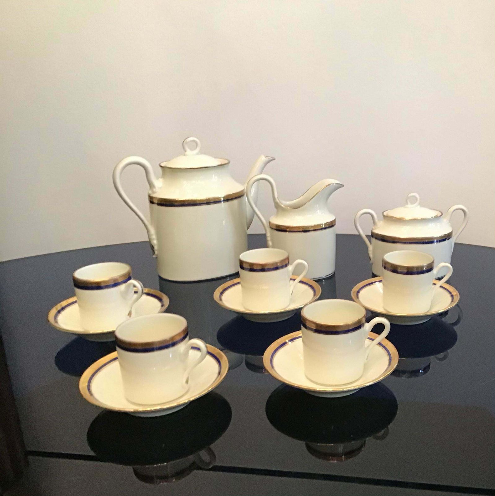 photo furniture Richard Ginori Porcelain Coffee Service 1960 Italy