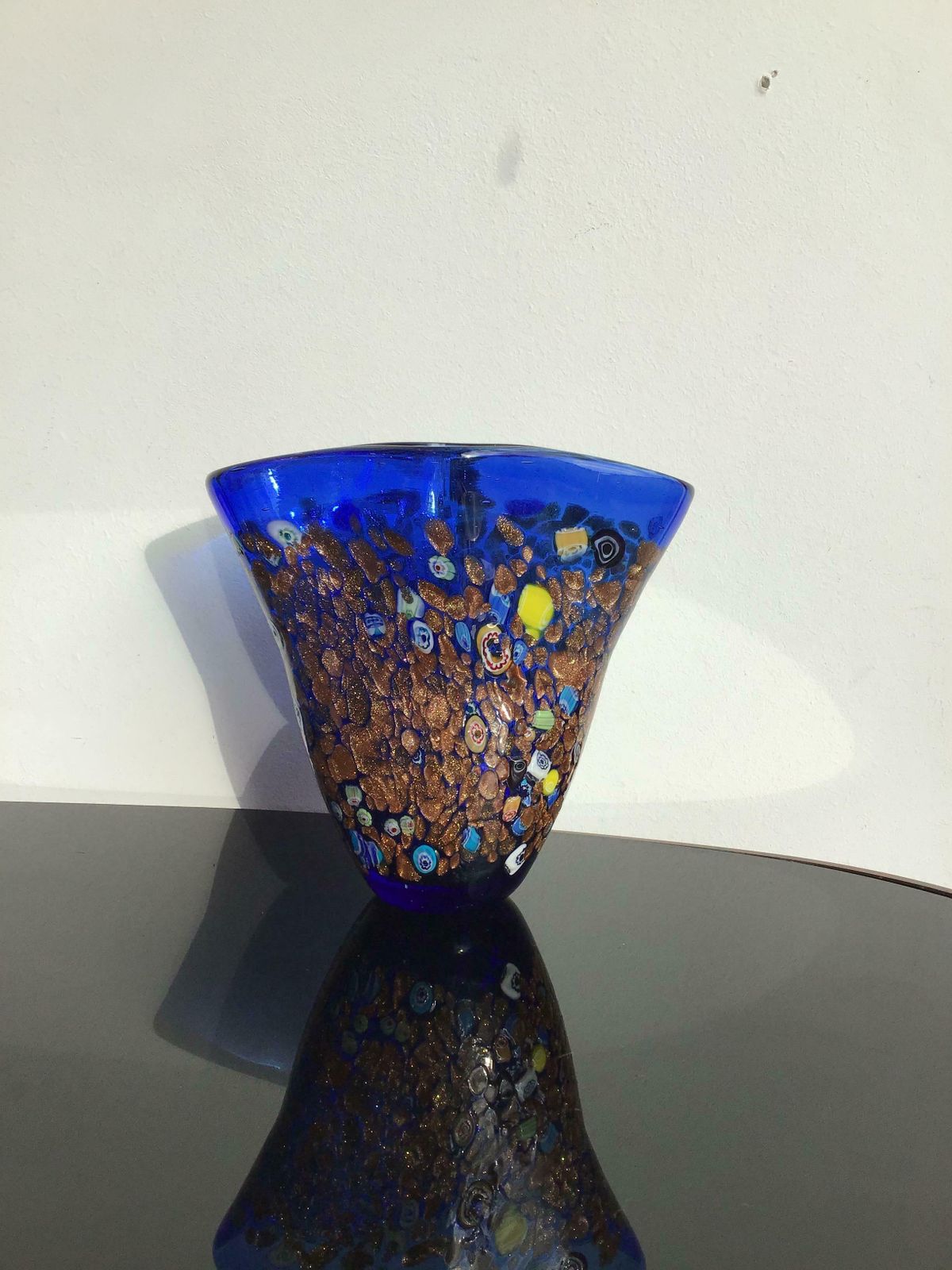Dino Martens Vase Murano Glass Murrine 1950 Italy photo for sale