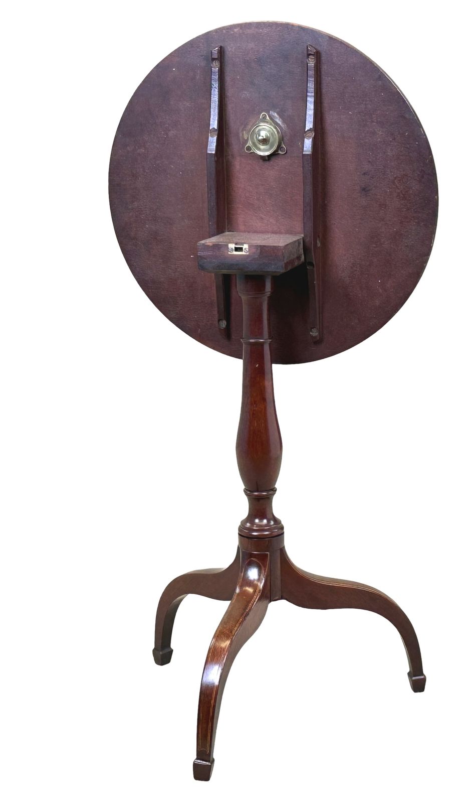Georgian Mahogany Circular Wine Table (England, Circa 1780) photo 2750.0
